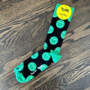 NWT HAPPY SOCKS X Love Me by Curtis Kulig Mens Combed Cotton Socks M 8-12